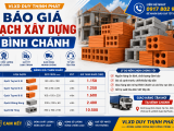 Báo Giá Gạch Xây Dựng Bình Chánh Mới Nhất –
